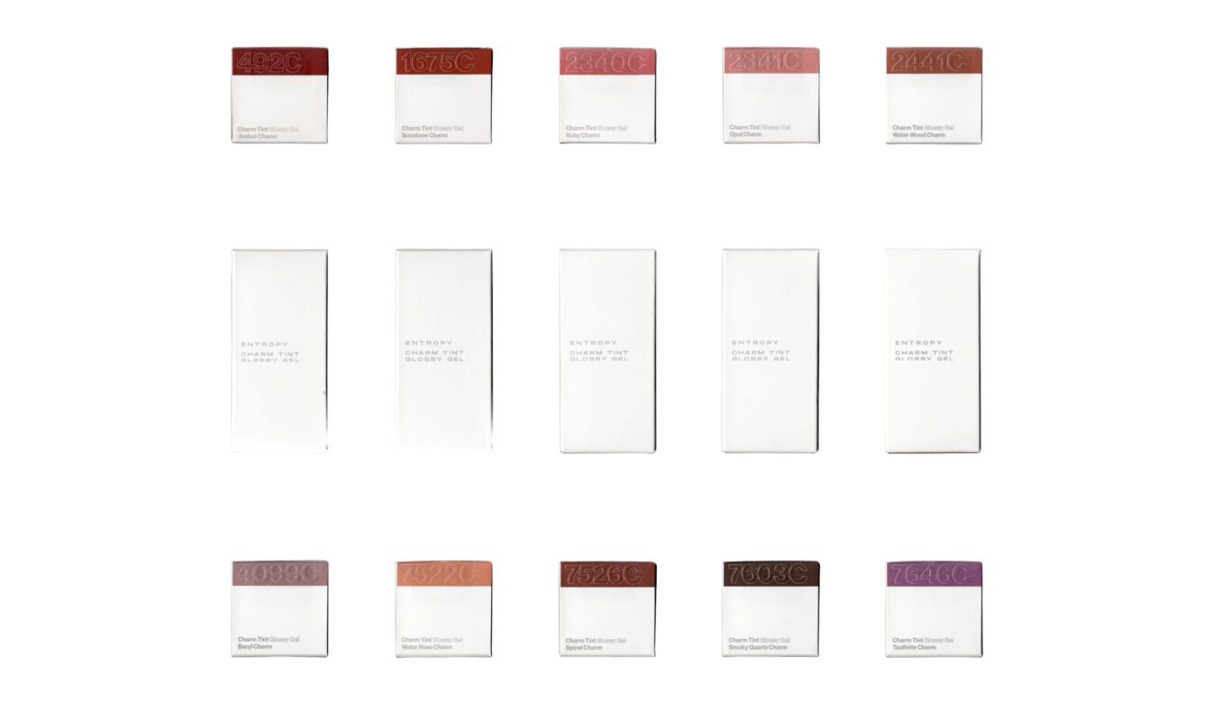 ENTROPY Charm Tint Packaging Design