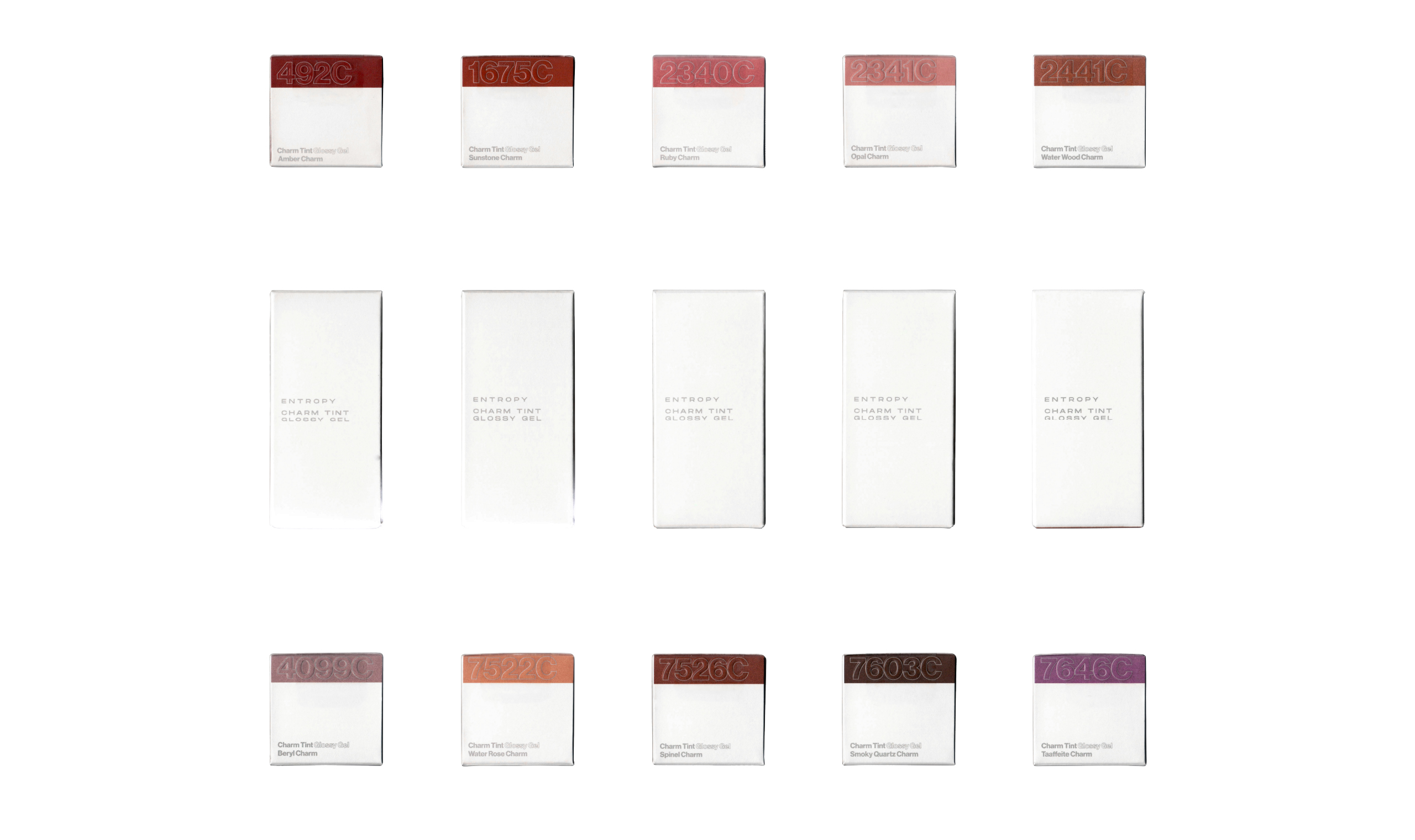 ENTROPY Charm Tint Packaging Design